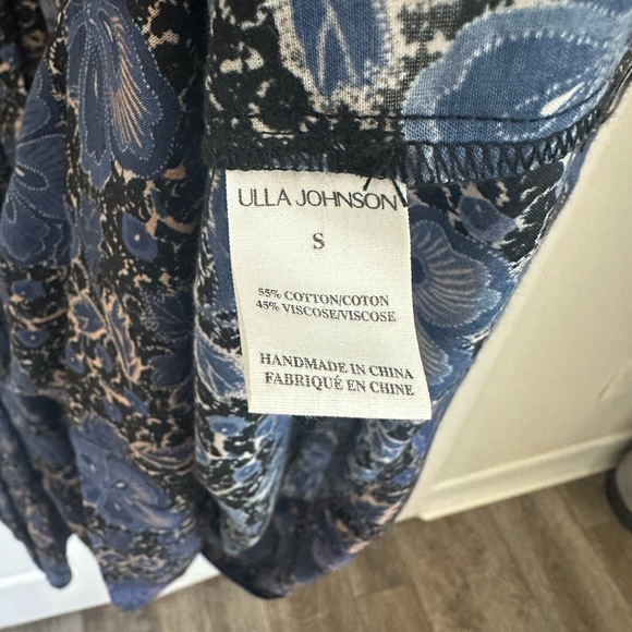 ULLA JOHNSON Selena Floral Midi Coverup Dress size Small - Picture 5 of 6